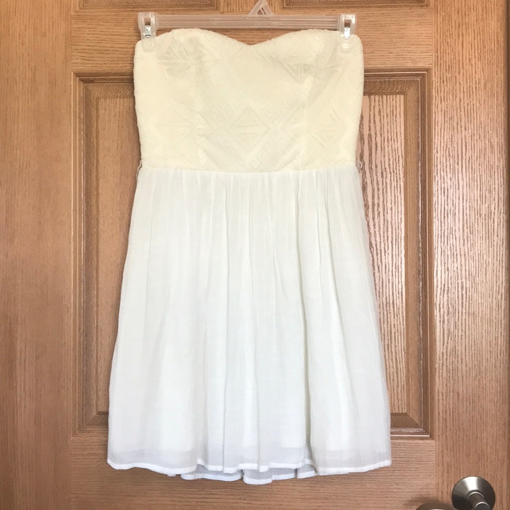 Strapless summer dress
